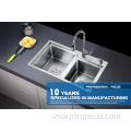 Kitchen Sink Drop-In Top Mount Double Bowl